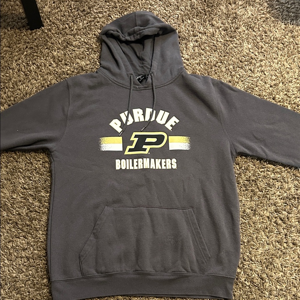 Colosseum Purdue Boilermakers Charcoal Hoodie